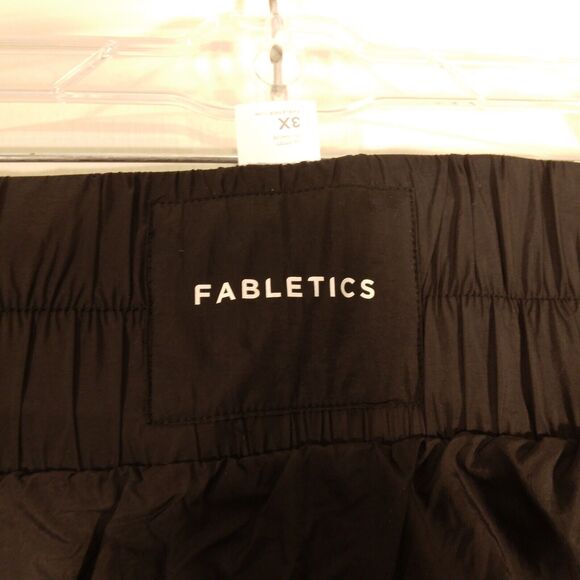 Fabletics ultra high waisted piped nylon pants womens 3XL XXXL black - Picture 6 of 12